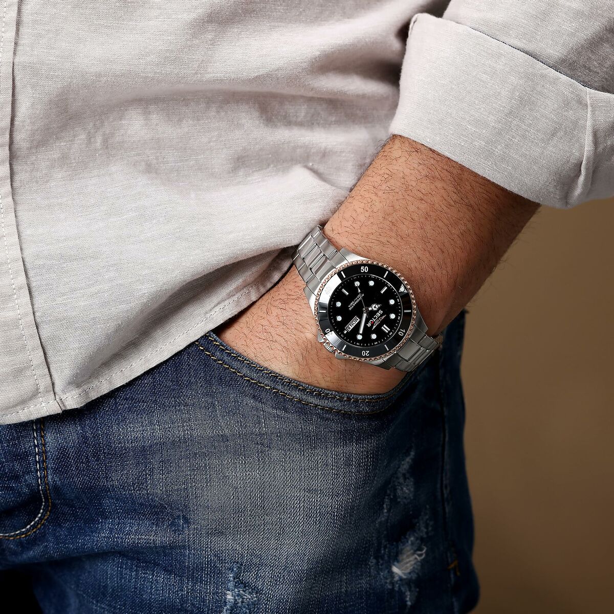 Reloj Hombre Sector (Ø 43 mm)