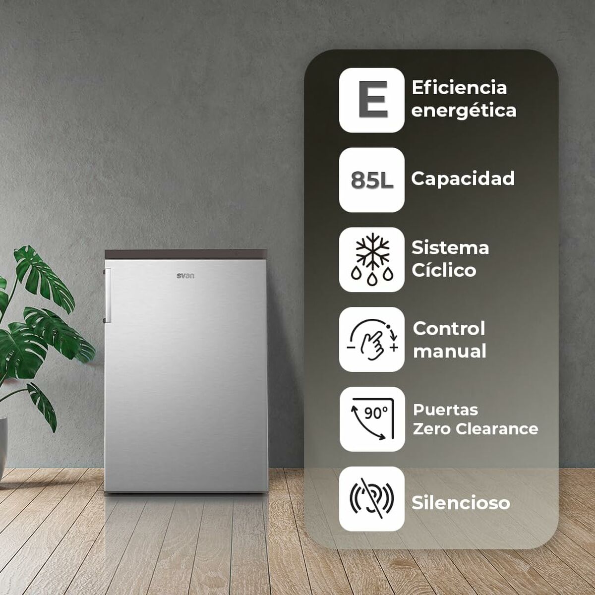 Congelador Aspes SCV855500EX  85