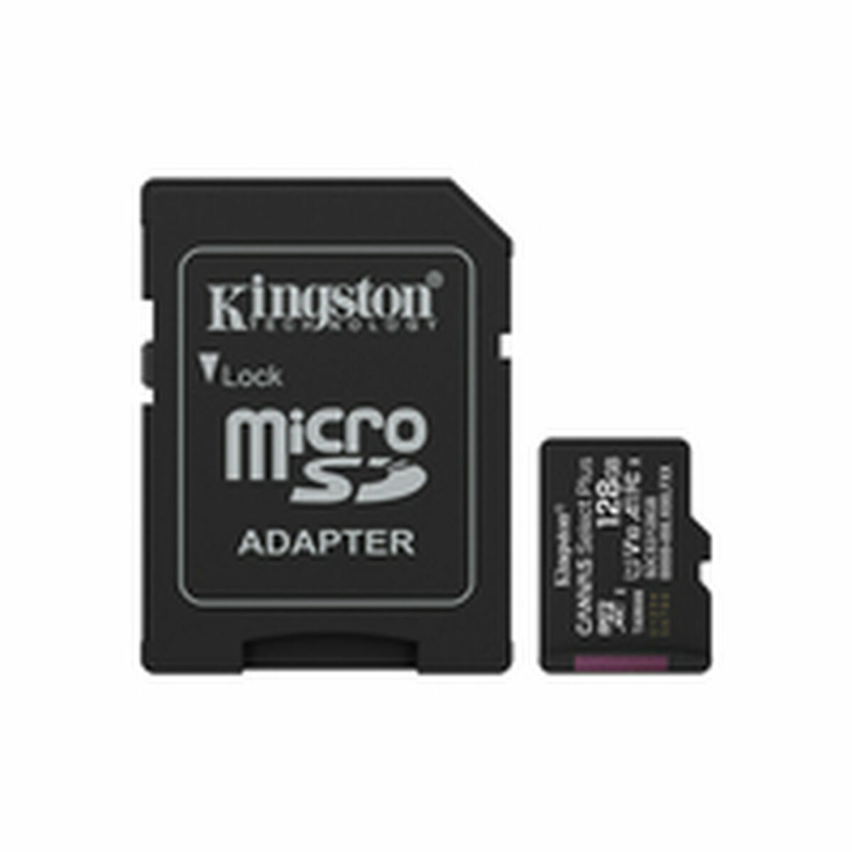 Tarjeta de Memoria Micro SD con Adaptador Kingston SDCS3/128GB