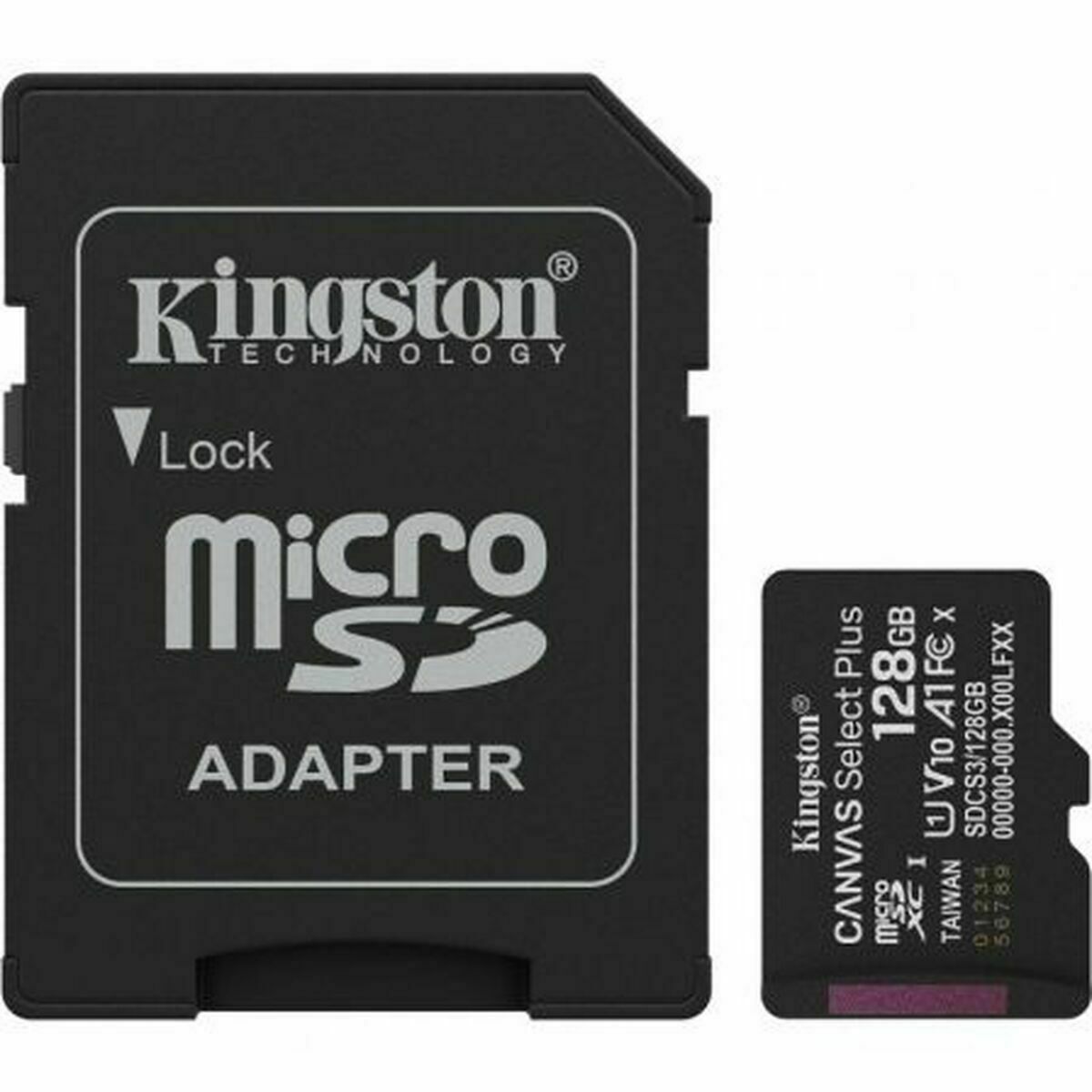 Tarjeta de Memoria Micro SD con Adaptador Kingston SDCS3/128GB
