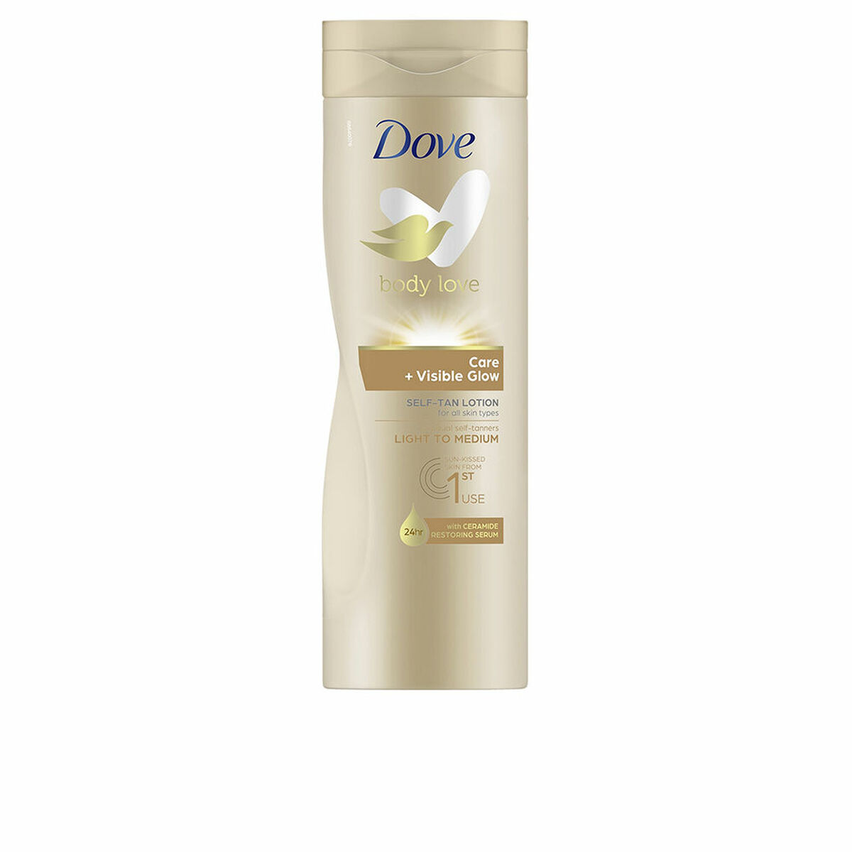 Autobronceador Corporal Dove VISIBLE GLOW 400 ml