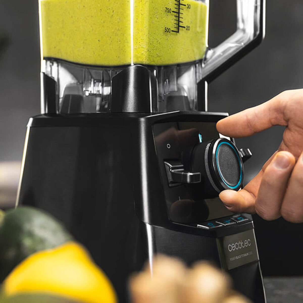 Batidora de Vaso Cecotec Power Black Titanium 2000 Pro 2000W