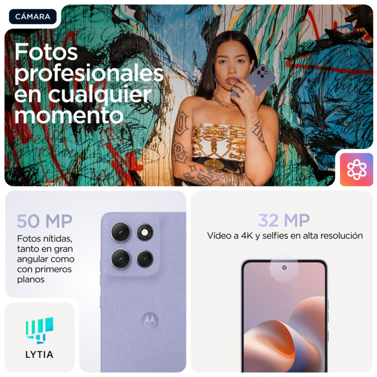 Smartphone Motorola PB8X0013SE 6,67" 8 GB RAM 512 GB Morado
