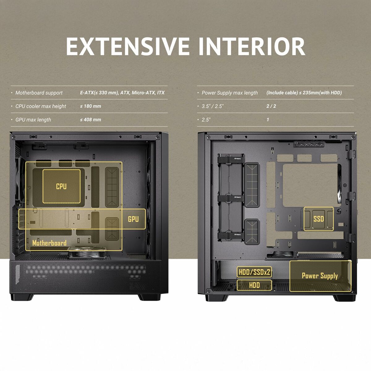 Caja Semitorre ATX Antec 0-761345-10177-6