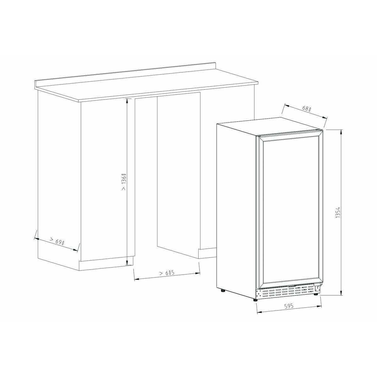 Vinoteca Cavanova V110GC2TN