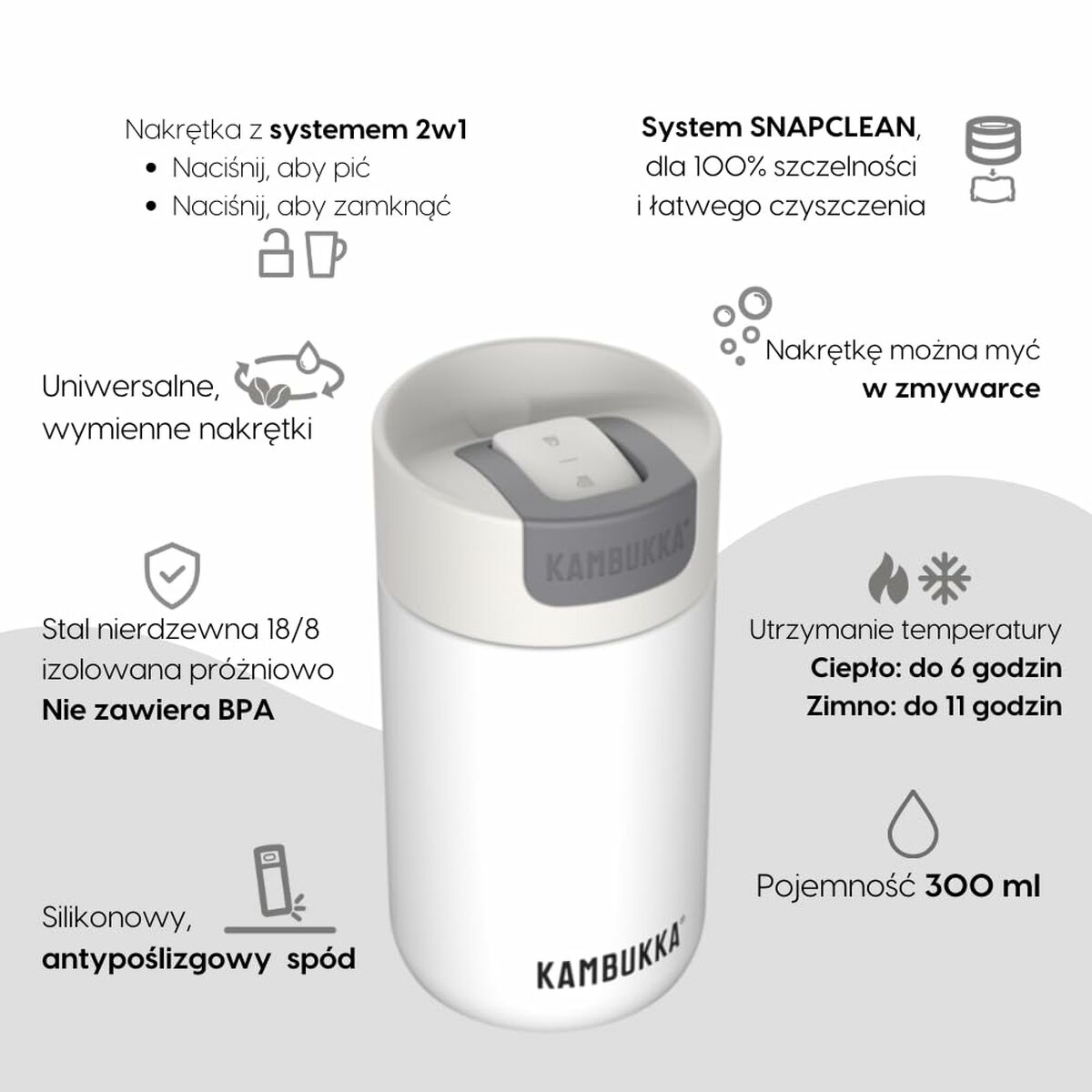Termo Kambukka 11-02026 Acero Inoxidable 300 ml