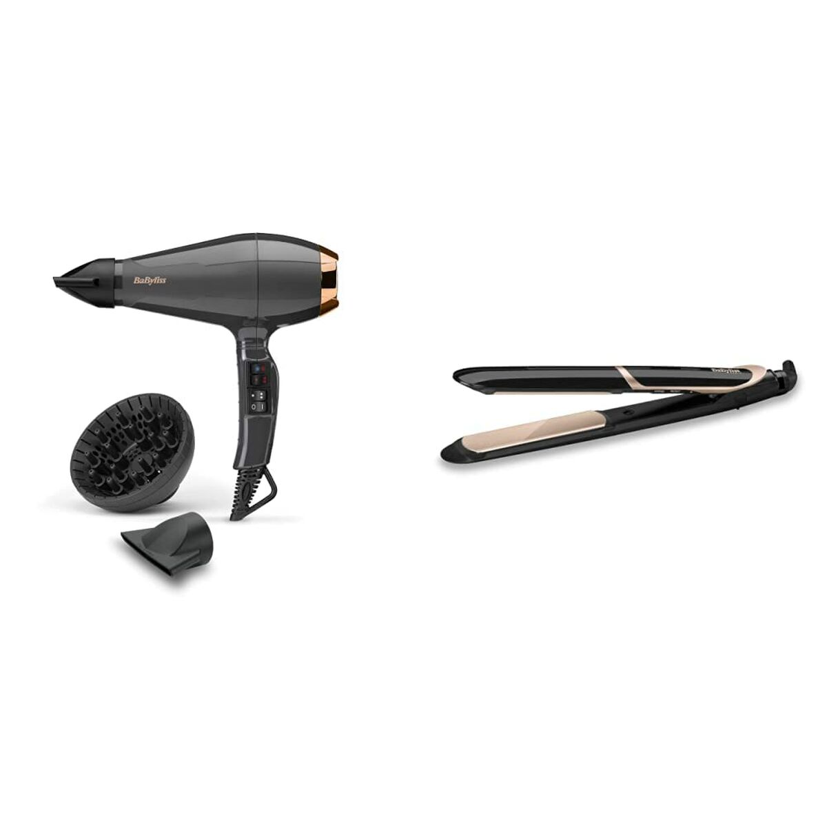 Secador de Pelo Babyliss 6719DE Negro Gris 2200 W