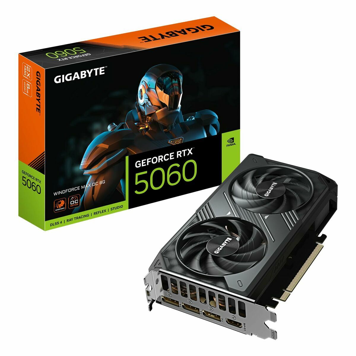 Tarjeta Gráfica Gigabyte 9VN5060WXO-00-G10 GEFORCE RTX 5060 8 GB GDDR7