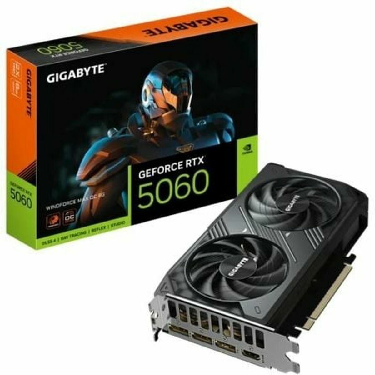 Tarjeta Gráfica Gigabyte 9VN5060WXO-00-G10 GEFORCE RTX 5060 8 GB GDDR7
