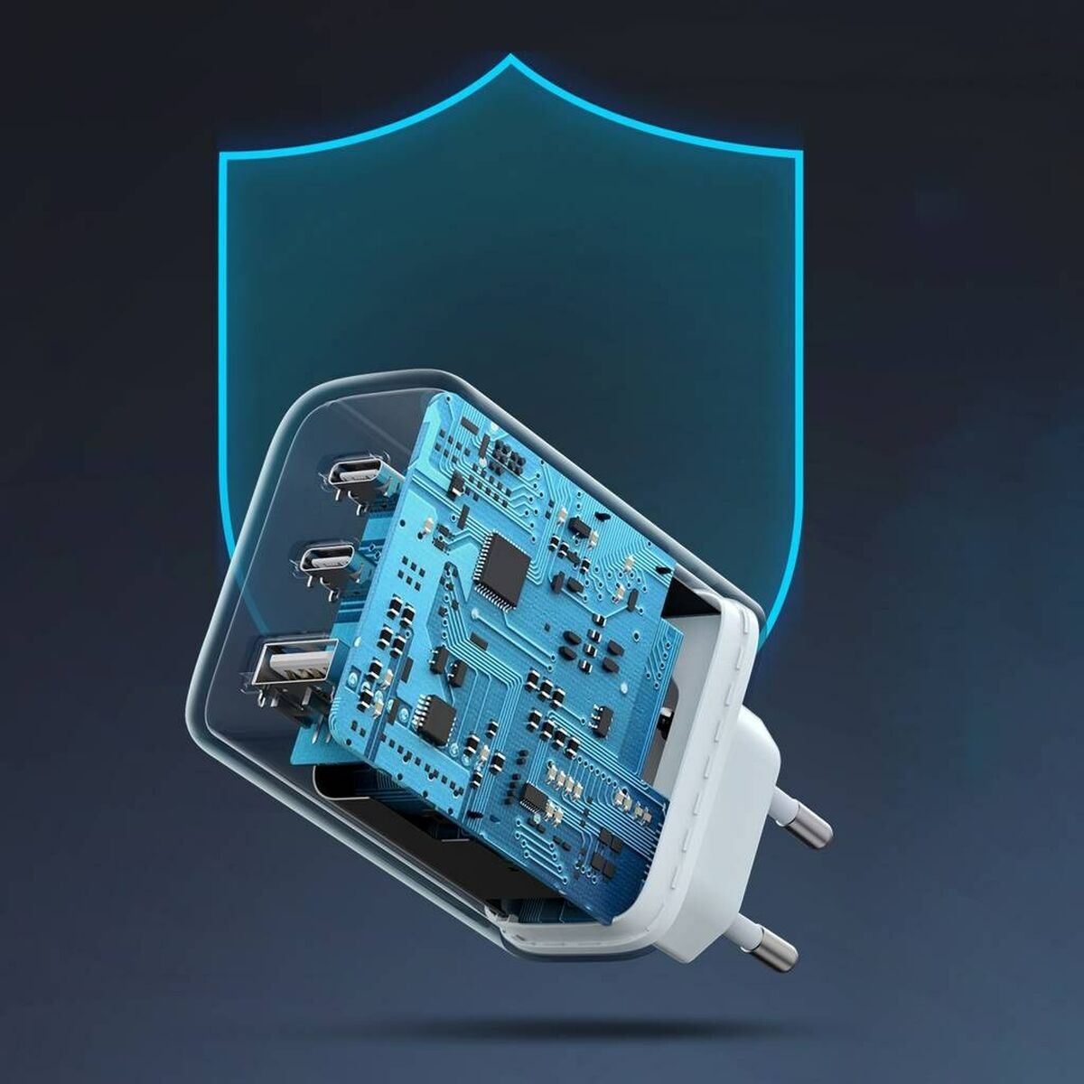 Cargador de Pared Ugreen 120949 Blanco 65 W