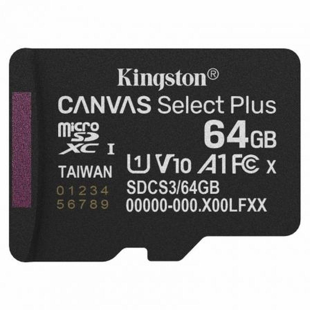 Tarjeta de Memoria Micro SD con Adaptador Kingston SDCS3/64GBSP 64 GB