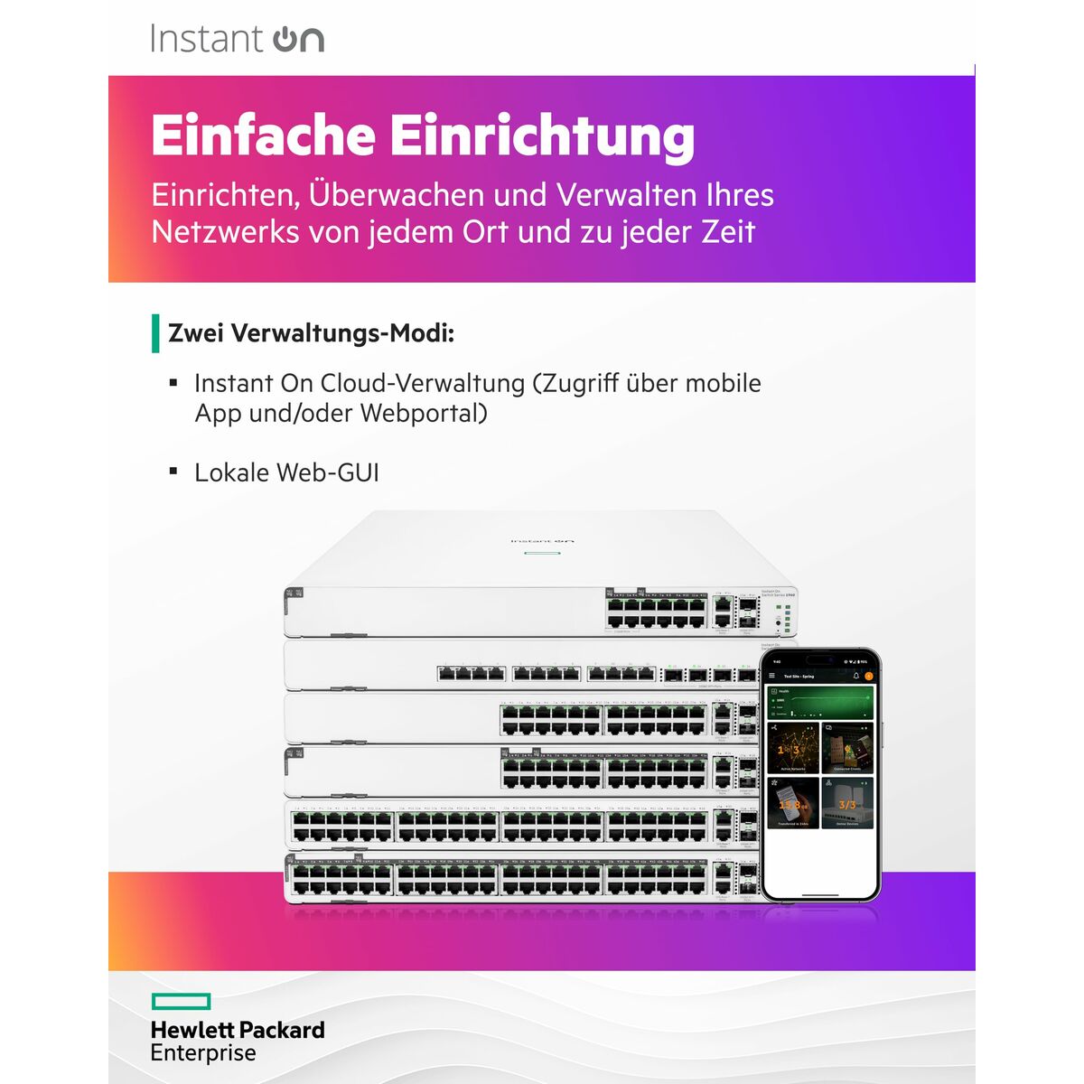 Switch Aruba JL809A 176 Gbit/s