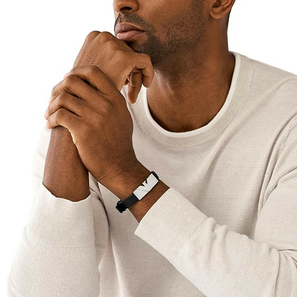 Pulsera Hombre Emporio Armani EGS3075040 Negro