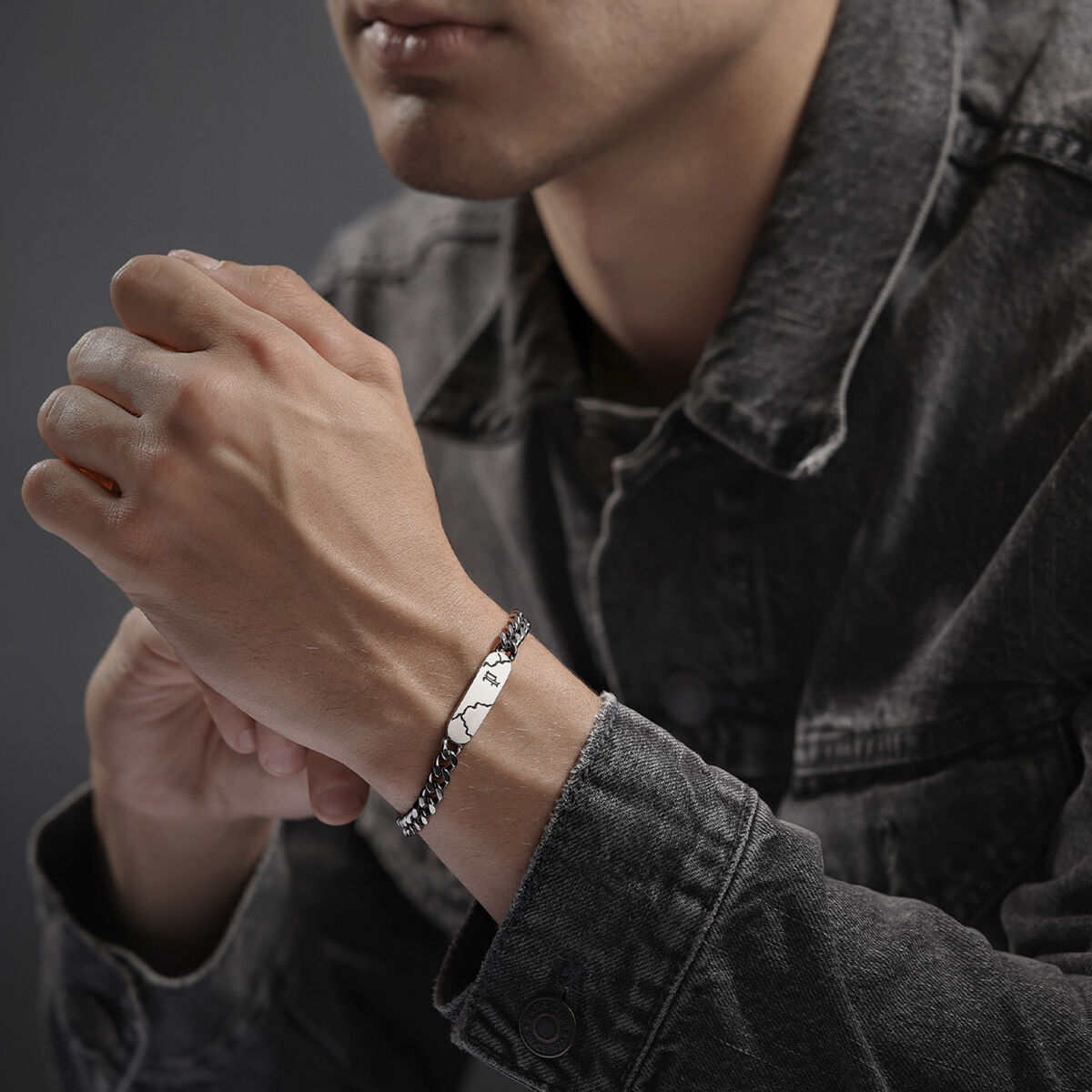 Pulsera Hombre Police PEAGB0041201 Plateado