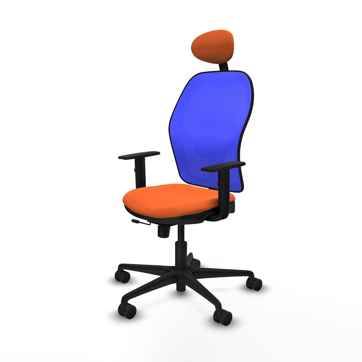 Silla de Oficina con Cabecero Jorquera Piqueras y Crespo 1D036N1 Naranja