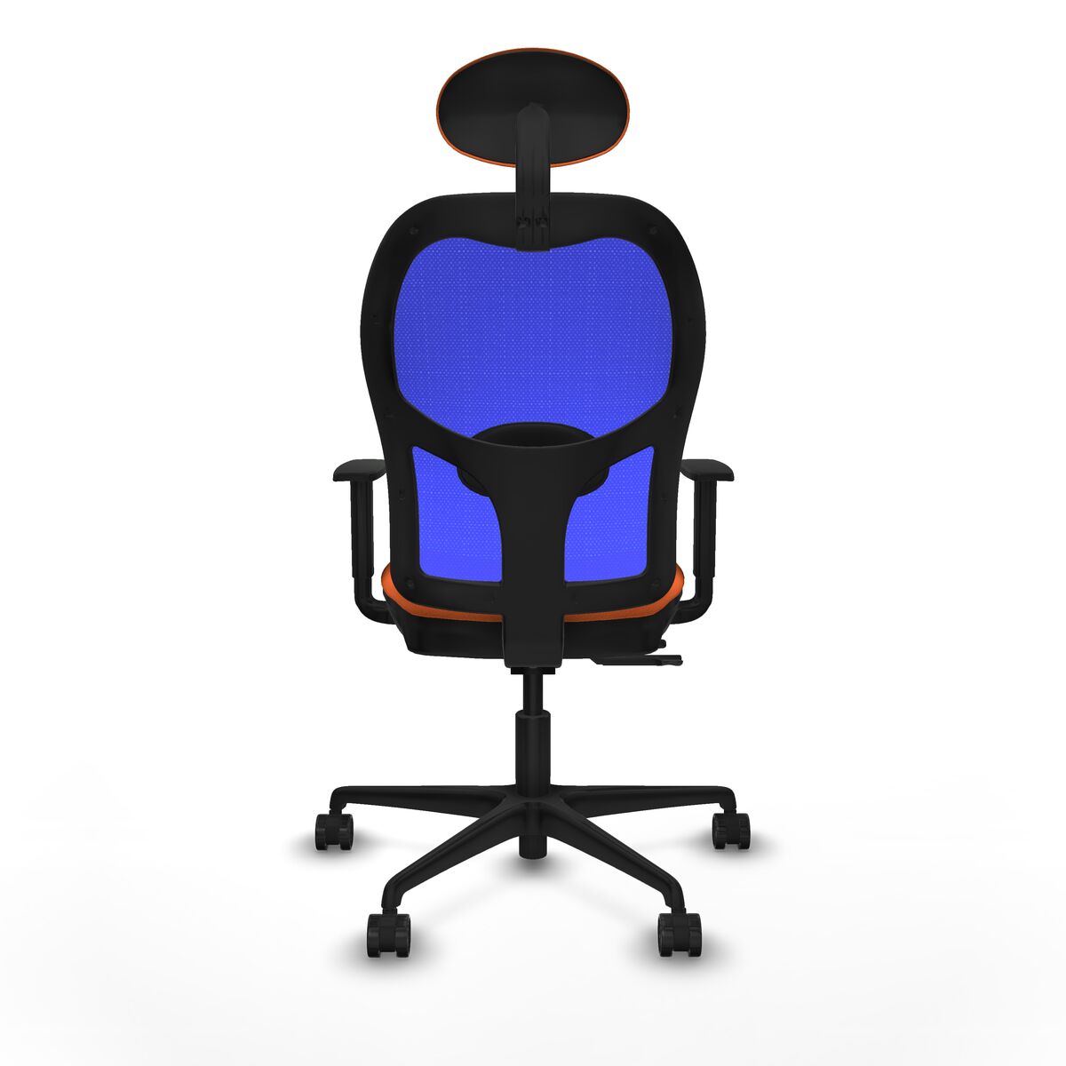 Silla de Oficina con Cabecero Jorquera Piqueras y Crespo 1D036N1 Naranja