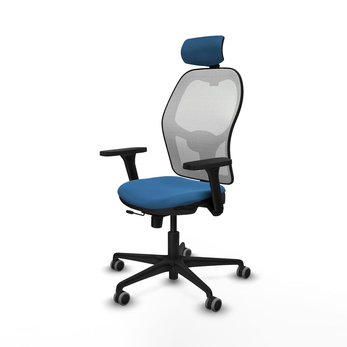 Silla de Oficina con Cabecero Jorquera Piqueras y Crespo 3D036G2 Azul claro