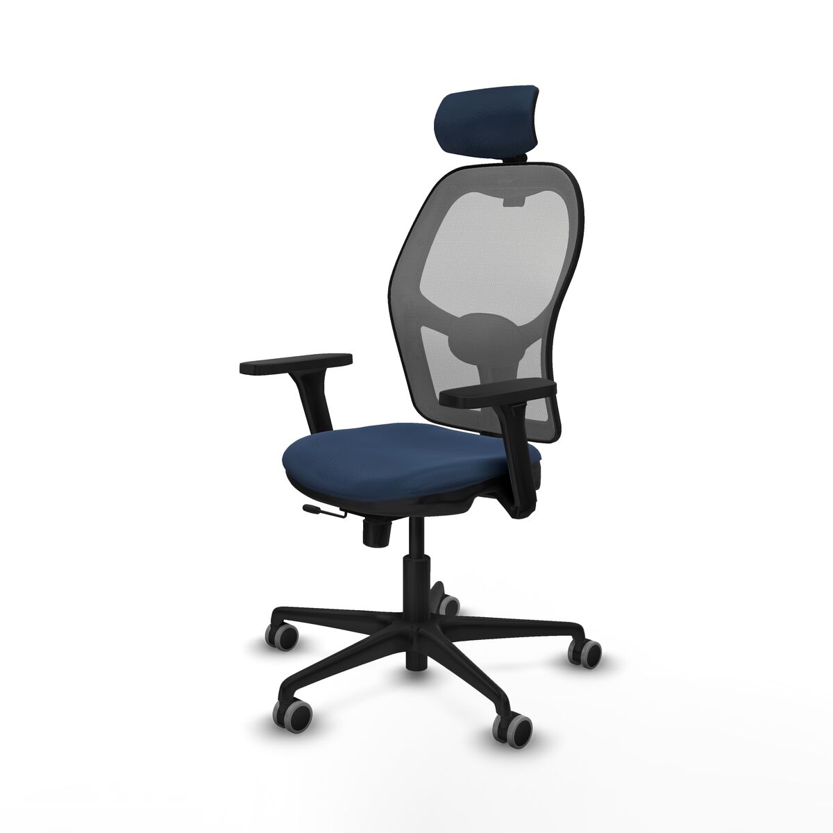 Silla de Oficina con Cabecero Jorquera Piqueras y Crespo 3D036G2 Azul marino