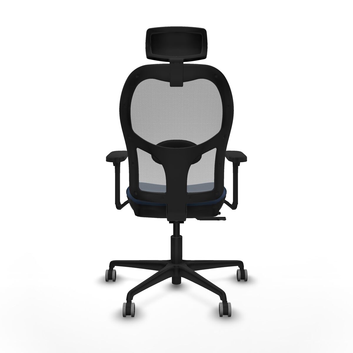 Silla de Oficina con Cabecero Jorquera Piqueras y Crespo 3D036G2 Azul marino