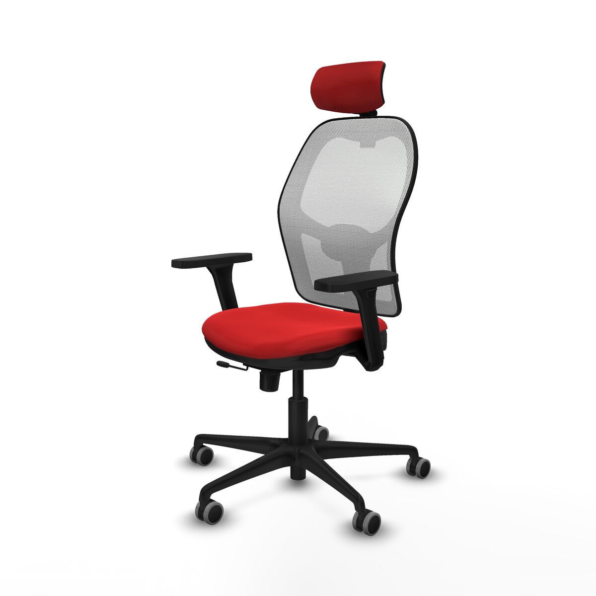 Silla de Oficina con Cabecero Jorquera Piqueras y Crespo 3D036G2 Rojo