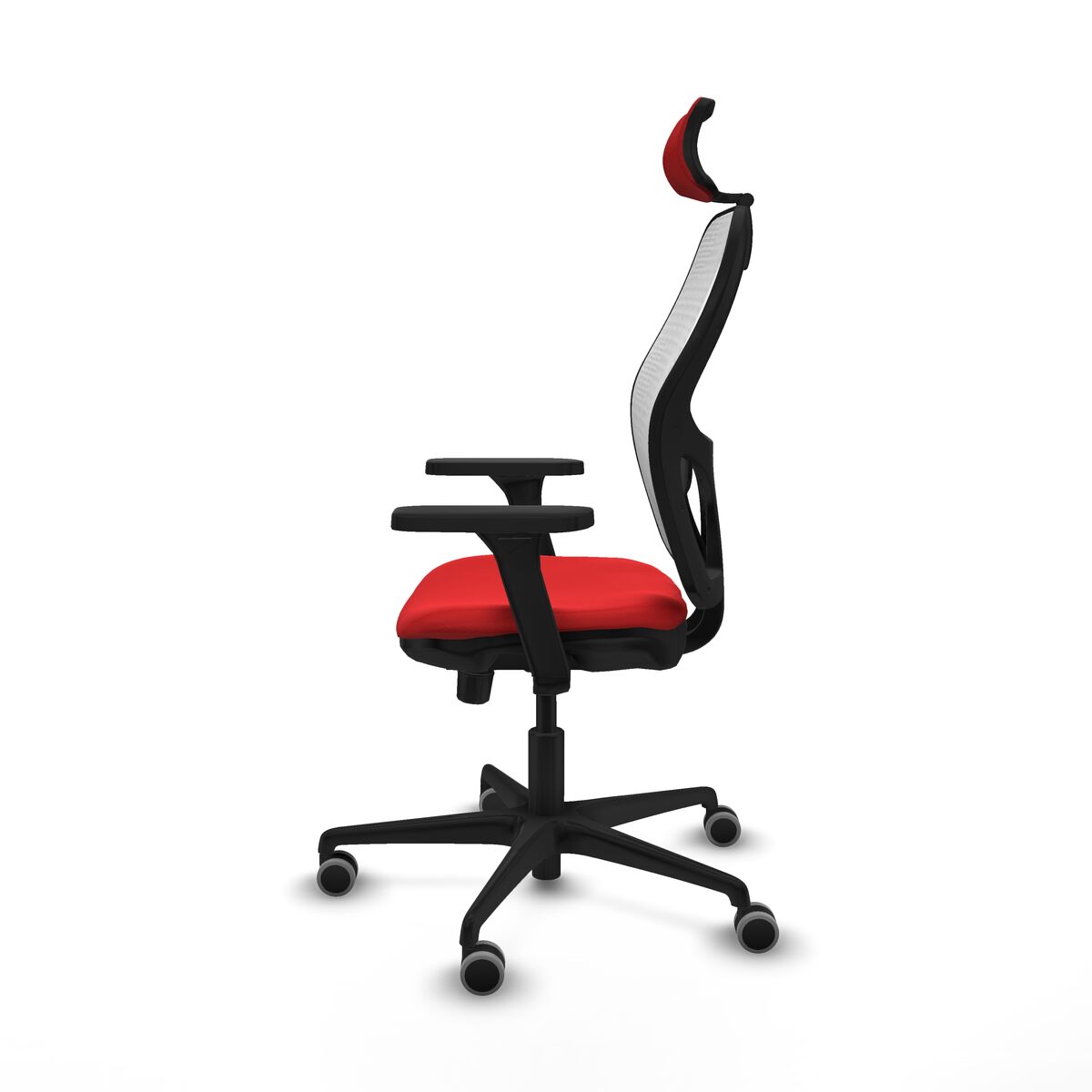 Silla de Oficina con Cabecero Jorquera Piqueras y Crespo 3D036G2 Rojo