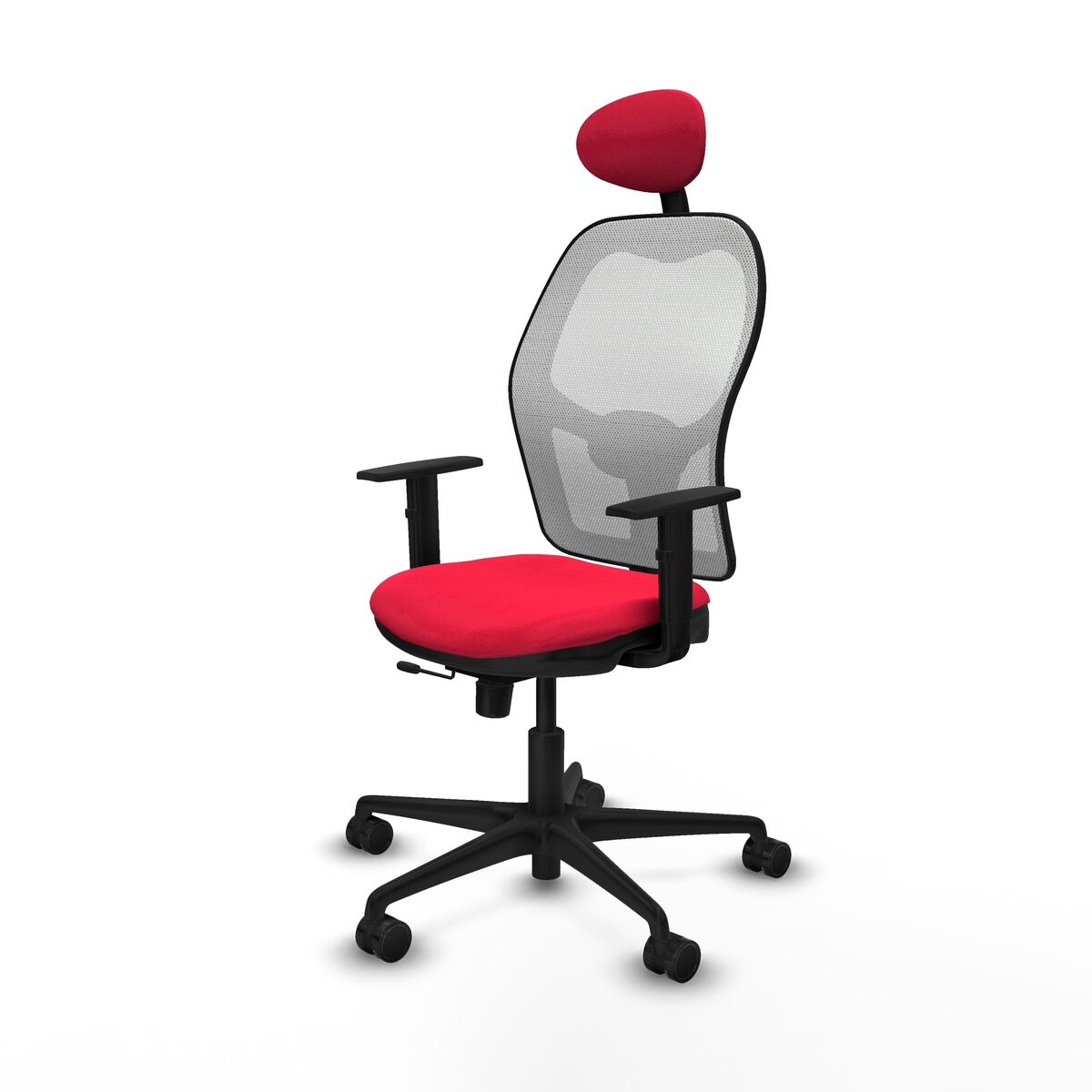 Silla de Oficina con Cabecero Jorquera Piqueras y Crespo 1D036N1 Rojo