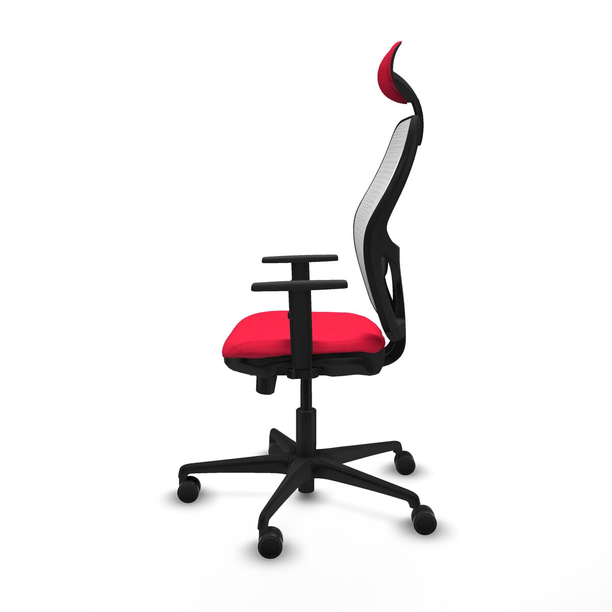 Silla de Oficina con Cabecero Jorquera Piqueras y Crespo 1D036N1 Rojo