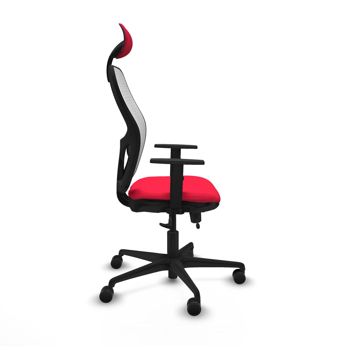 Silla de Oficina con Cabecero Jorquera Piqueras y Crespo 1D036N1 Rojo