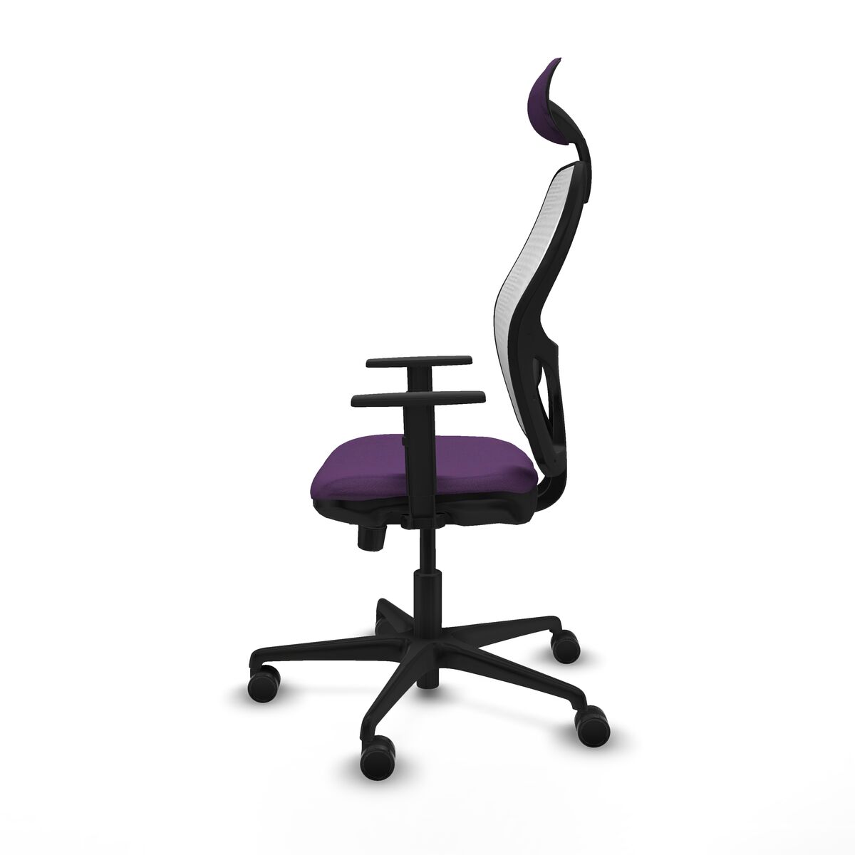 Silla de Oficina con Cabecero Jorquera Piqueras y Crespo 1D036N1 Morado