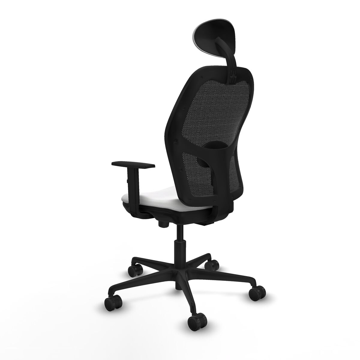 Silla de Oficina con Cabecero Jorquera Piqueras y Crespo 1D036N1 Blanco