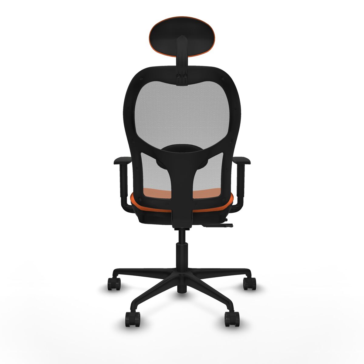 Silla de Oficina con Cabecero Jorquera Piqueras y Crespo 1D036N1 Naranja