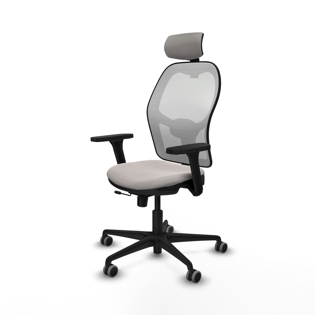 Silla de Oficina con Cabecero Jorquera Piqueras y Crespo 3D036G2 Blanco