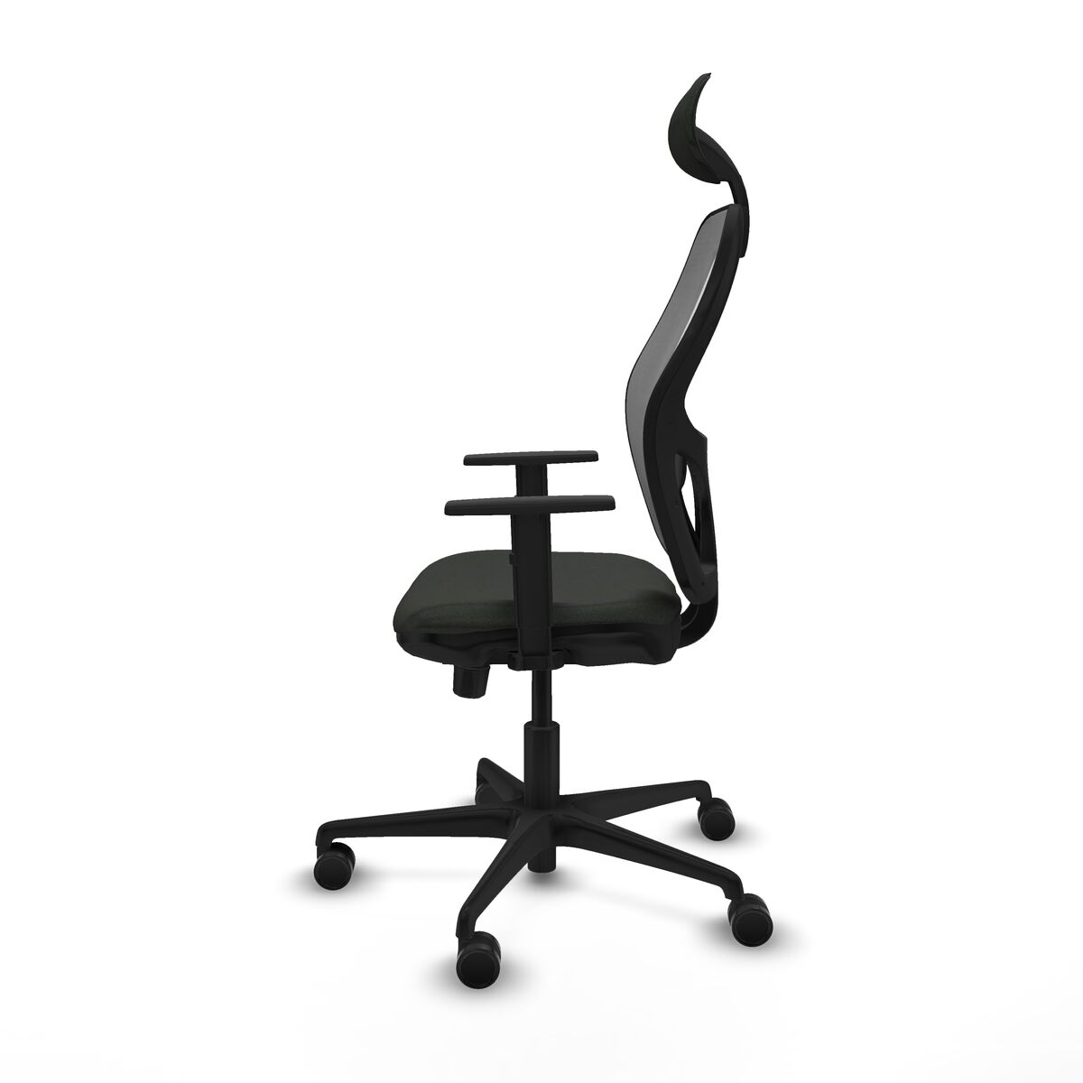 Silla de Oficina con Cabecero Jorquera Piqueras y Crespo 1D036N1 Negro