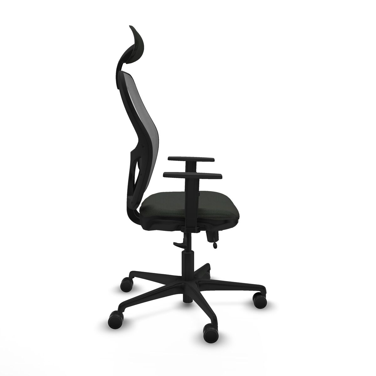 Silla de Oficina con Cabecero Jorquera Piqueras y Crespo 1D036N1 Negro