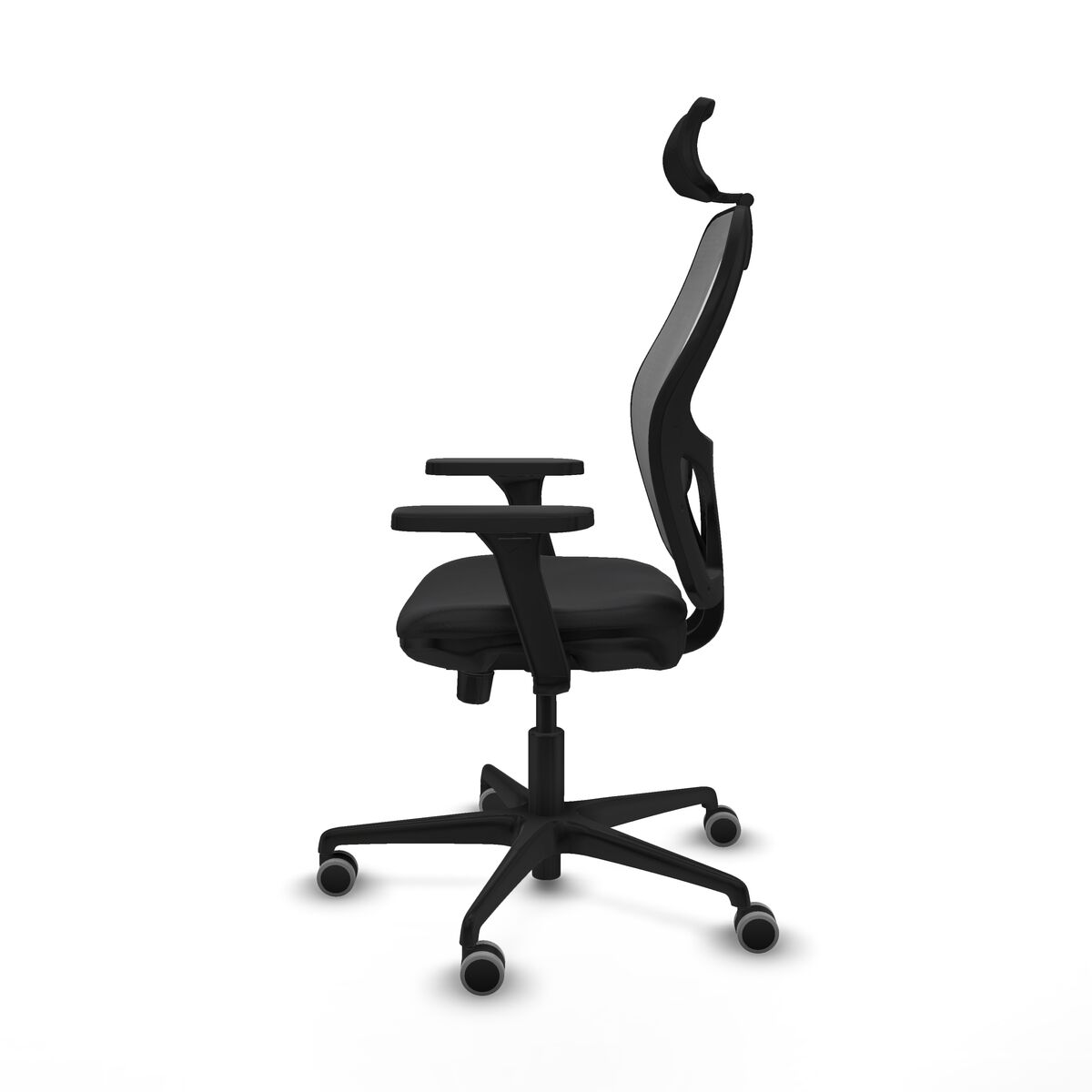 Silla de Oficina con Cabecero Jorquera Piqueras y Crespo 3D036G2 Negro