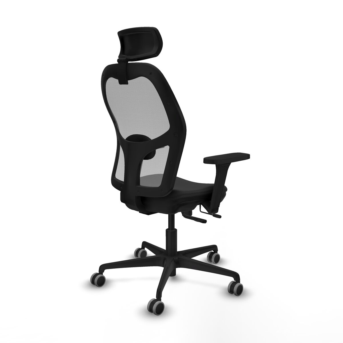 Silla de Oficina con Cabecero Jorquera Piqueras y Crespo 3D036G2 Negro