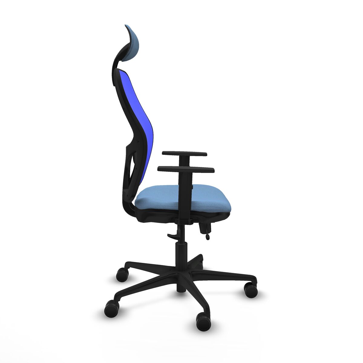 Silla de Oficina con Cabecero Jorquera Piqueras y Crespo 1D036N1 Azul cielo