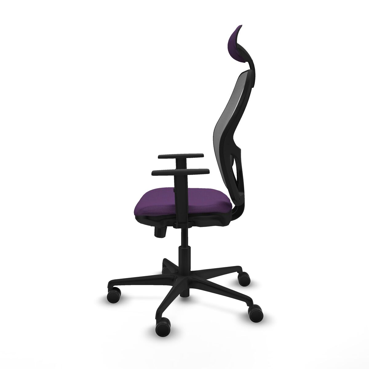 Silla de Oficina con Cabecero Jorquera Piqueras y Crespo 1D036N1 Morado