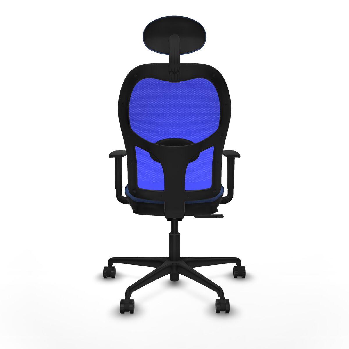 Silla de Oficina con Cabecero Jorquera Piqueras y Crespo 1D036N1 Azul marino