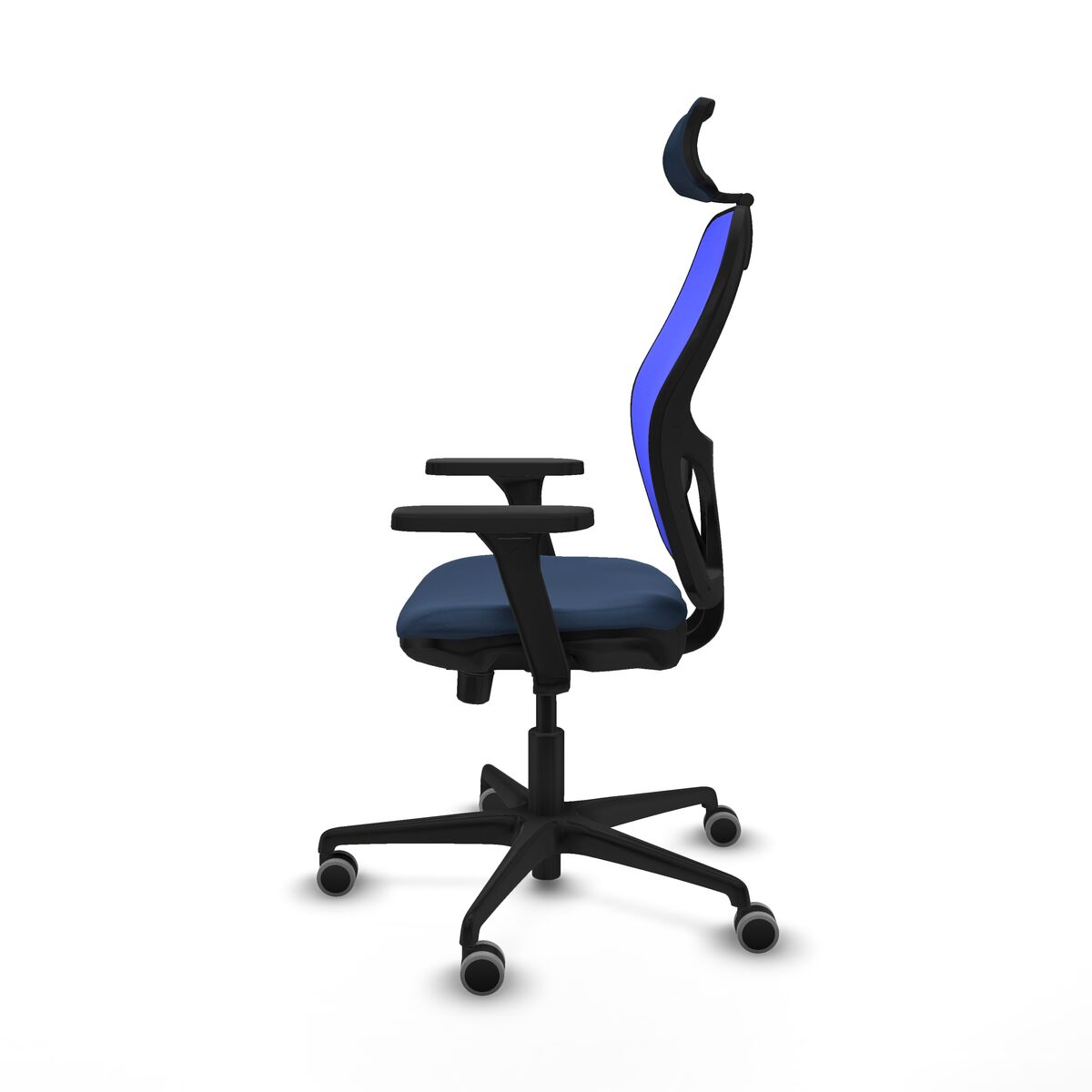 Silla de Oficina con Cabecero Jorquera Piqueras y Crespo 3D036G2 Azul marino