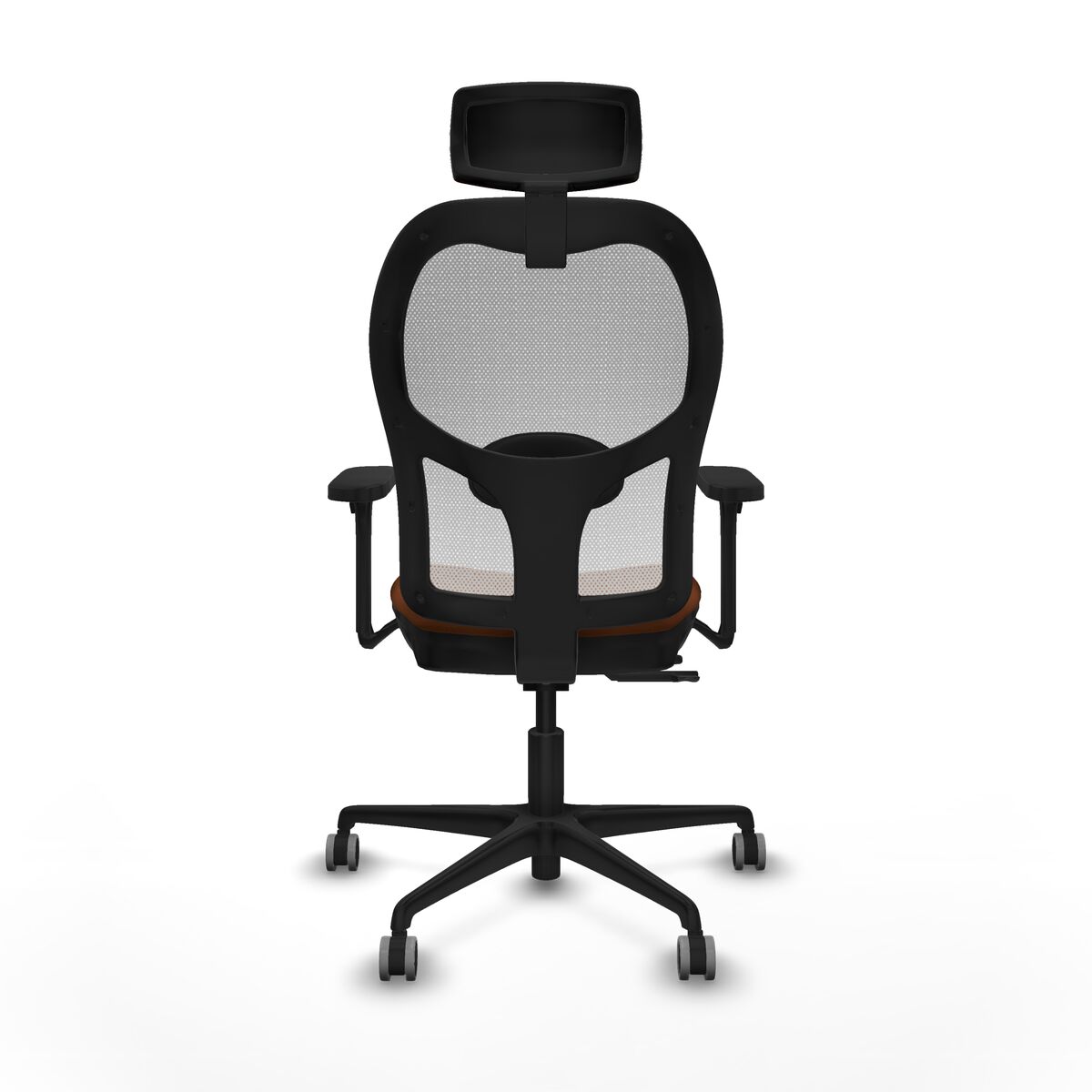 Silla de Oficina con Cabecero Jorquera Piqueras y Crespo 3D036G2 Marrón