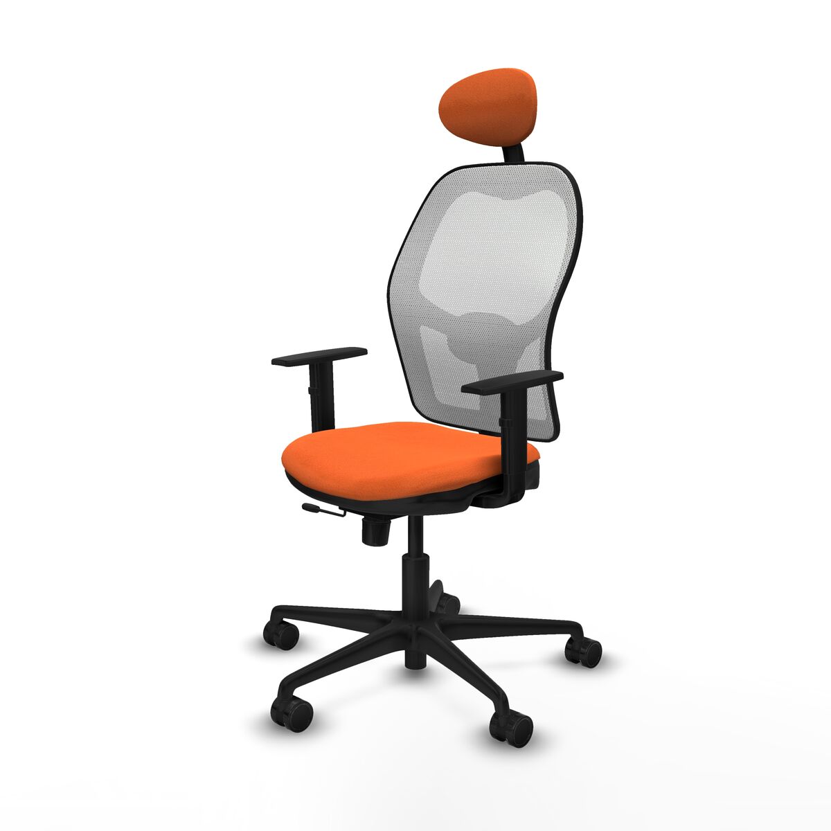 Silla de Oficina con Cabecero Jorquera Piqueras y Crespo 1D036N1 Naranja