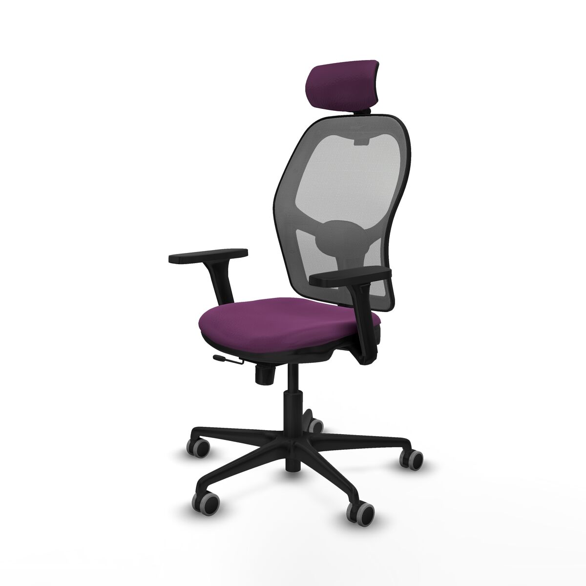 Silla de Oficina con Cabecero Jorquera Piqueras y Crespo 3D036G2 Morado