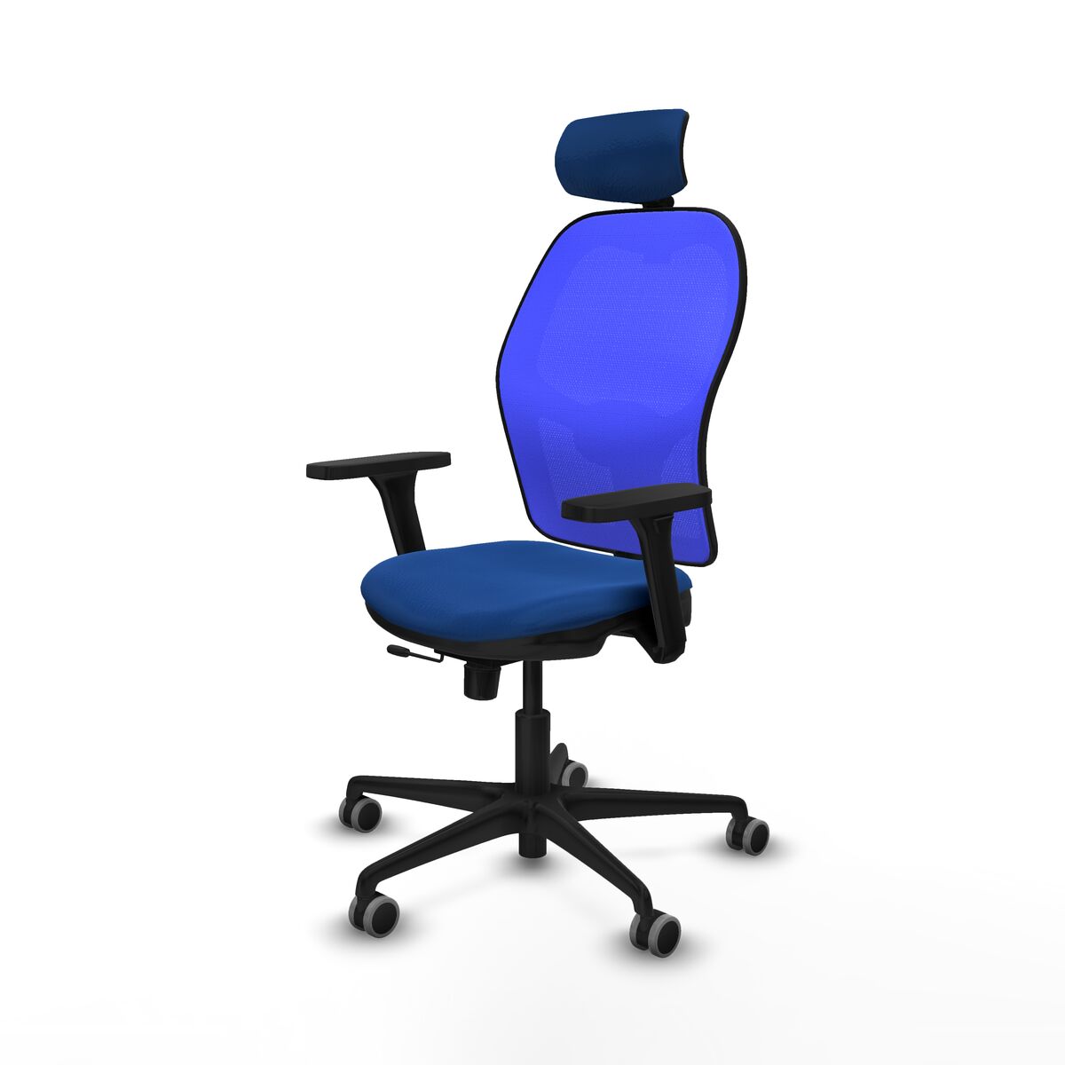 Silla de Oficina con Cabecero Jorquera Piqueras y Crespo 3D036G2 Azul