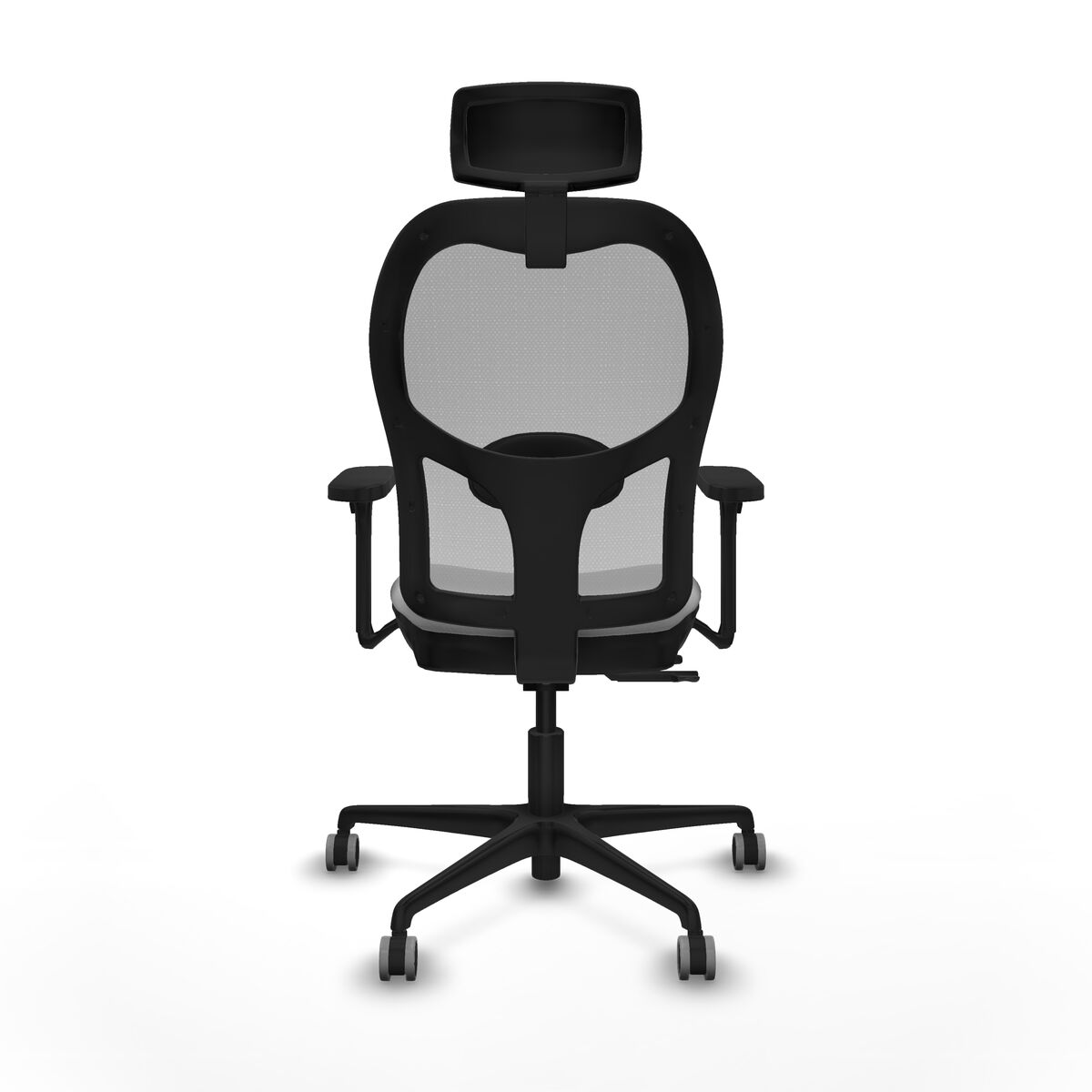 Silla de Oficina con Cabecero Jorquera Piqueras y Crespo 3D036G2 Gris claro