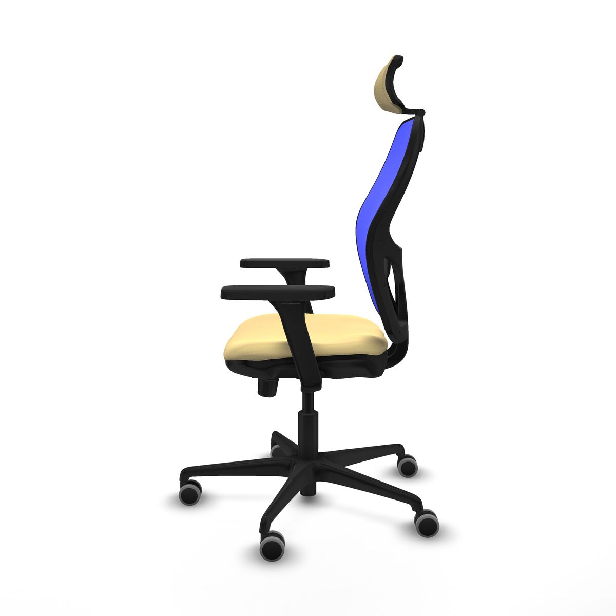 Silla de Oficina con Cabecero Jorquera Piqueras y Crespo 3D036G2 Crema