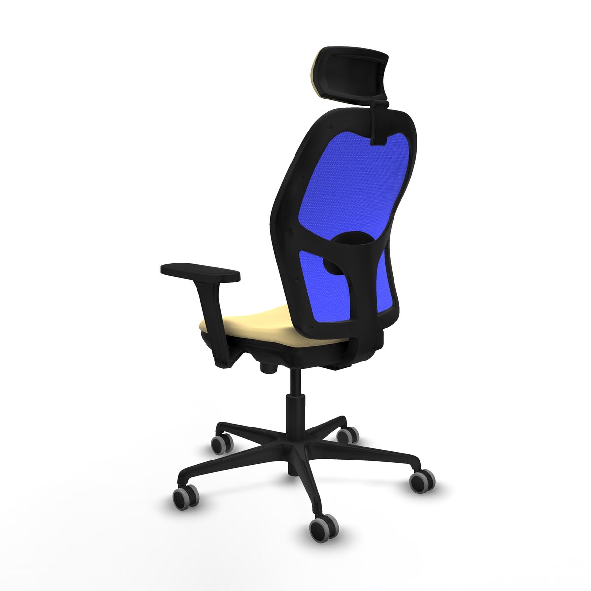 Silla de Oficina con Cabecero Jorquera Piqueras y Crespo 3D036G2 Crema