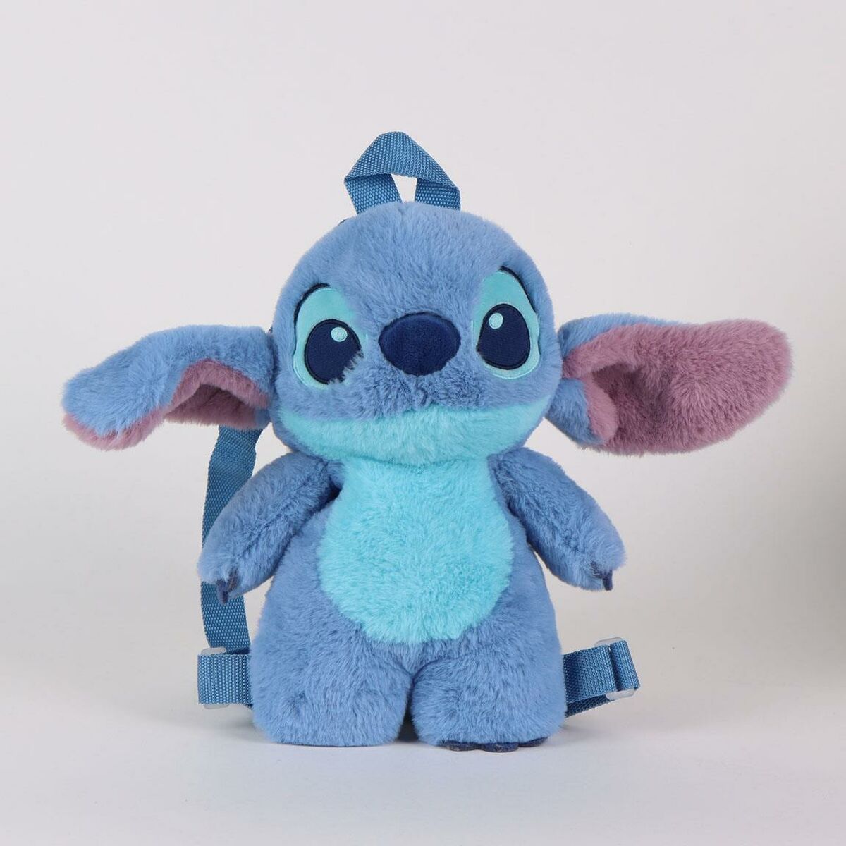 Mochila Infantil 3D Stitch Azul 17 x 30 x 11 cm