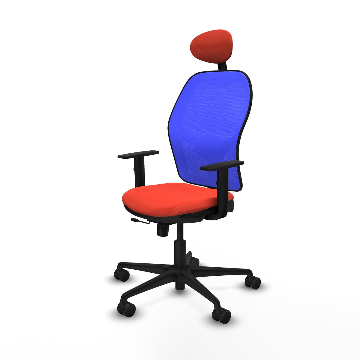 Silla de Oficina con Cabecero Jorquera Piqueras y Crespo 1D036N1 Naranja Oscuro