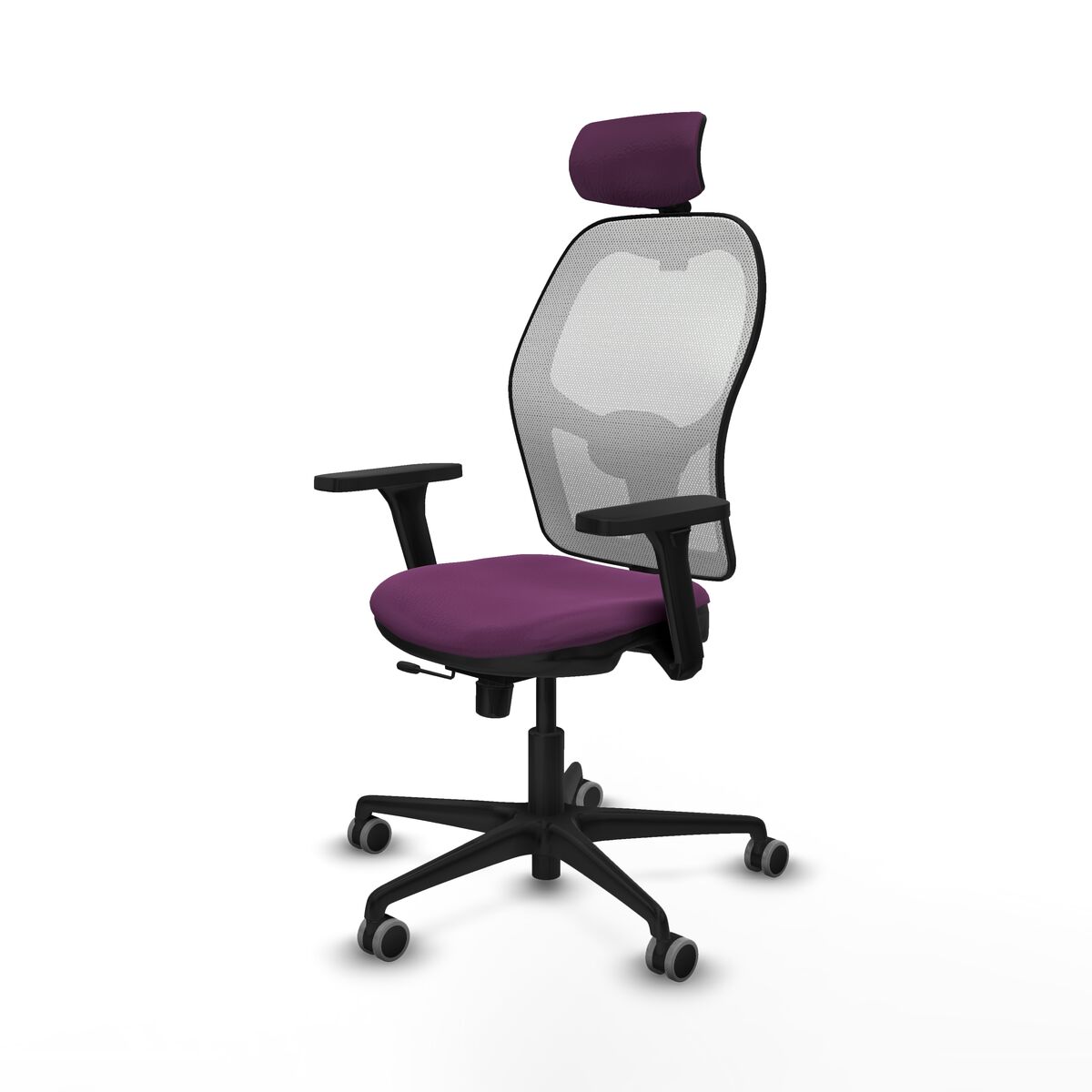 Silla de Oficina con Cabecero Jorquera Piqueras y Crespo 3D036G2 Morado